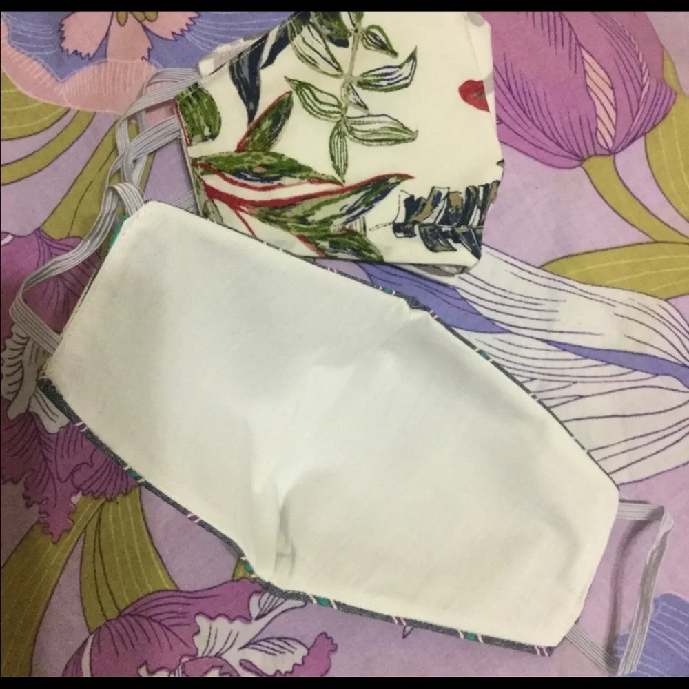 NEW 3 Pc Face Masks custom made triple layered